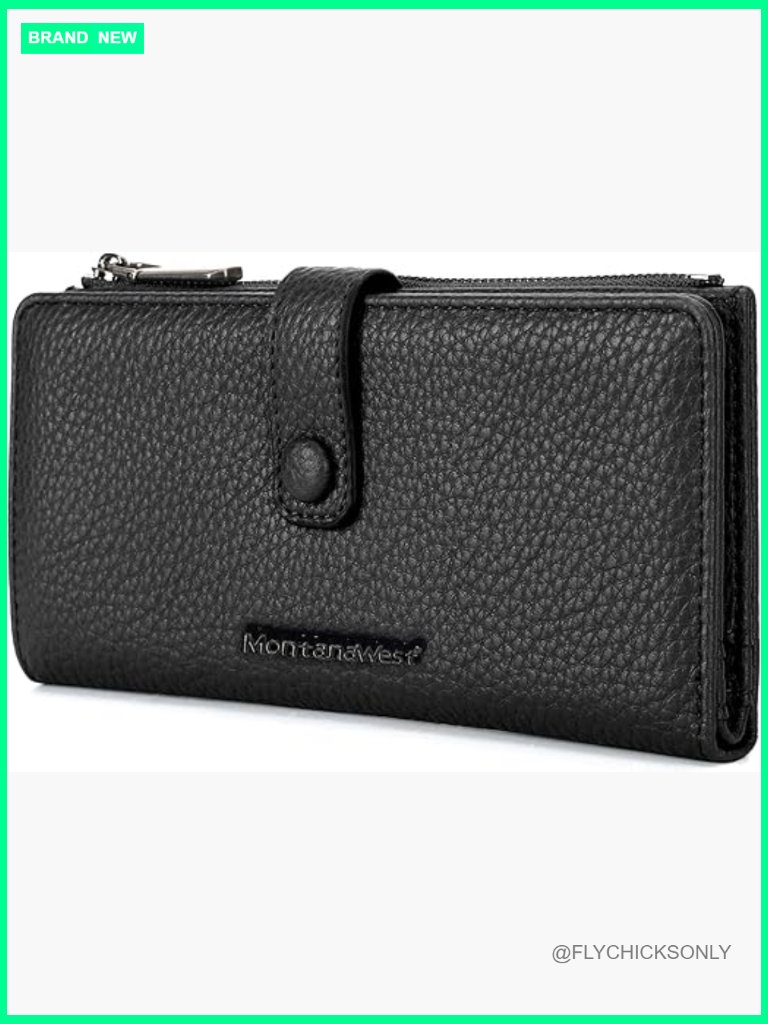 Rfid Blocking Bifold Wallet With Zipper Coin Pocket